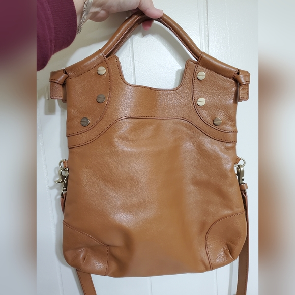 Foley + Corinna Leather & Suede Patchwork Lady Tote (Multi Color Neutral) - Picture 10 of 15